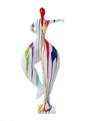 Sculpture  danseuse design NANA Trash Blanc - H 85cm