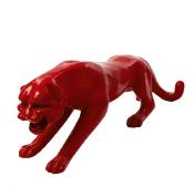 Statue en résine Panthere Rouge  - L 110cm