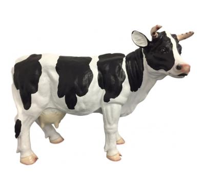 Statue vache en résine Naturel L 50 cm