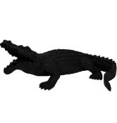 Sculpture en résine d'un Crocodile Noir - L 130cm