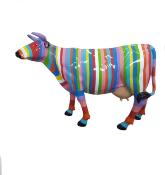 Sculpture en Résine Vache Décors Multicolore L 225cm