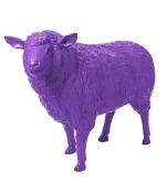 Statue en résine d'un Mouton Violet - 110 cm