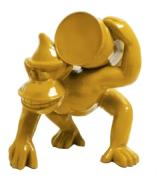 Statue en Résine Gorille bidon Jaune - 60cm