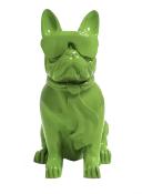 Statue en Résine Bulldog Français Karl Vert - 120cm