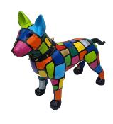Statue en Résine Bull Terrier Puzzle - 110cm