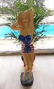 Statue Pin Up Vintage USA H-135cm