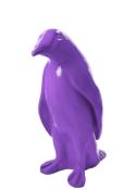 Sculpture en résine Pingouin Violet - H 120cm