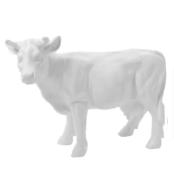 Statue vache en résine Blanc - L 50 cm