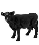 Statue vache en résine Noir - L 50 cm