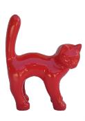 Sculpture En Résine Chat Rouge - 105cm