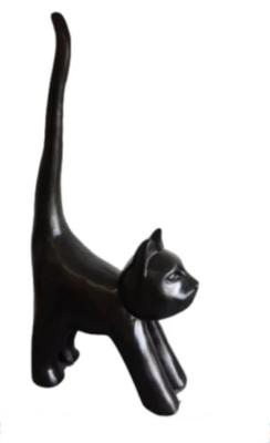 Sculpture En Résine Chat Noir XXL - 210cm