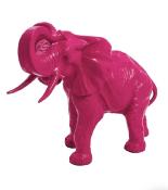Sculpture en résine Éléphant Rose - 90cm