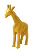 Statue Girafe en Résine Jaune - 50cm