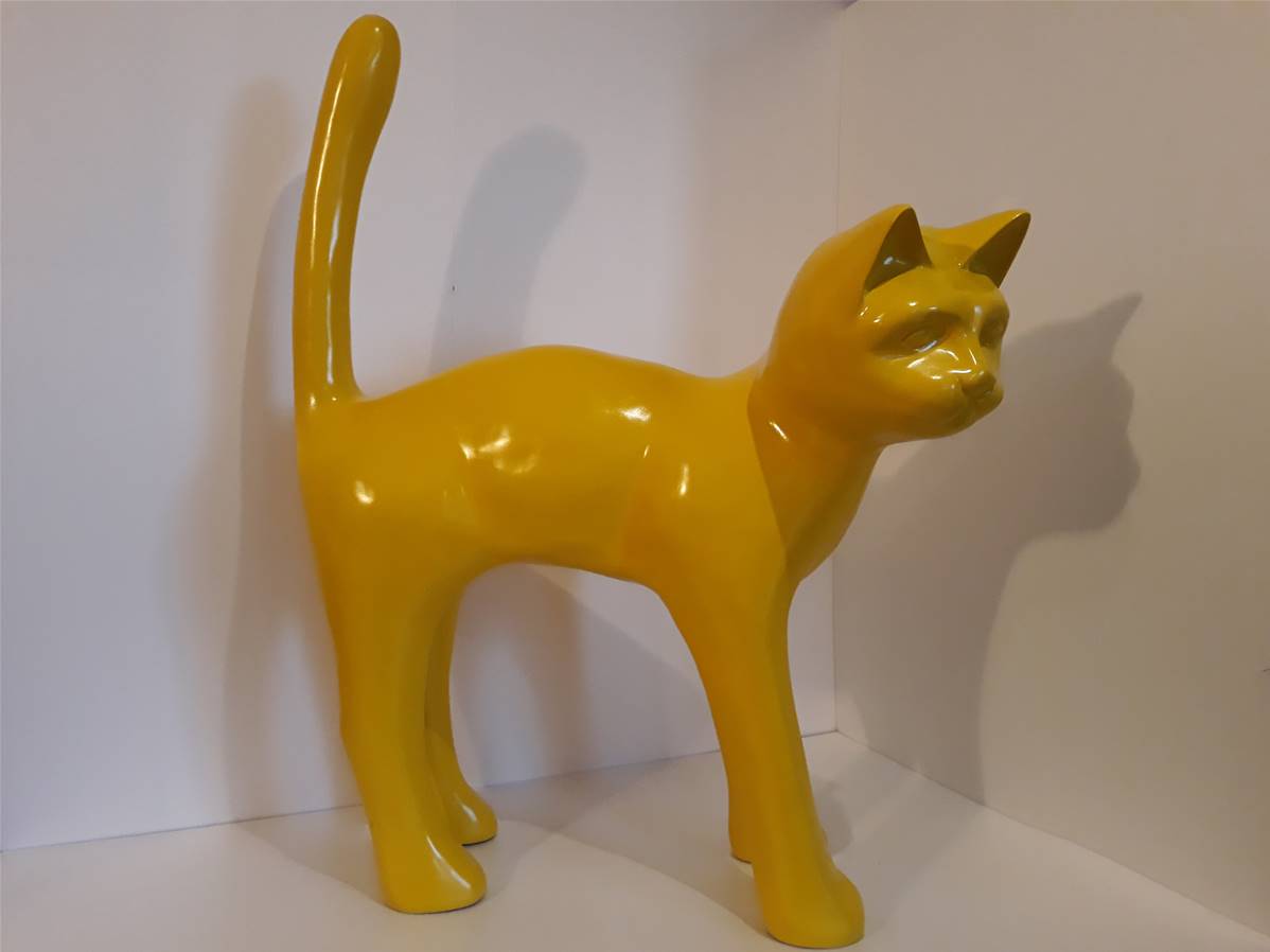 Statue Resine Chat De 1 Metre Livraison Gratuite