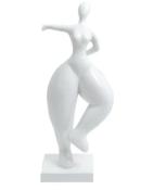 Statue danseuse NANA Blanc en résine - H 135cm