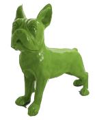 Statue en Résine Bulldog Français Vert - 180cm