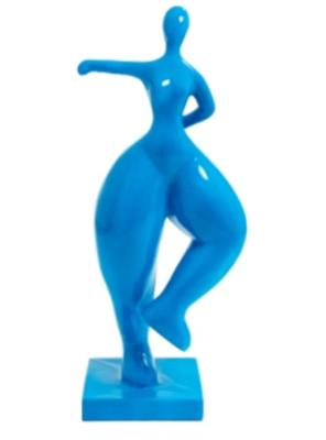 Sculpture  danseuse design NANA Bleu - H 85cm