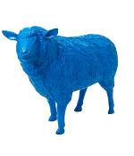 Statue en résine d'un Mouton Bleu - 110 cm