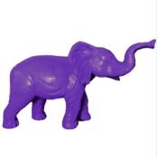 Sculpture en résine Éléphant Violet - 185cm