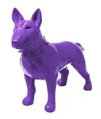 Statue en Résine Bull Terrier Violet - 60cm