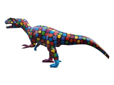 Dinosaure géant en résine  L-600cm