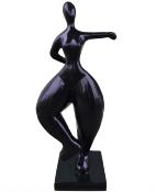 Statue danseuse NANA Noir en résine - H 135cm