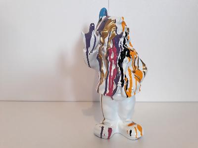 Statue en résine d’un Nain design trash - H 33 cm