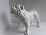 Sculpture Bulldog Anglais en résine - 90cm -Personalisé