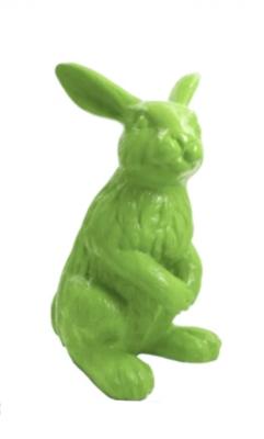 Lapin Statue En Résine Vert - H 115 cm