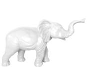 Sculpture en résine Éléphant Blanc - 185cm