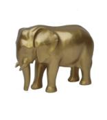 Sculpture en résine Éléphant Gold - 30cm