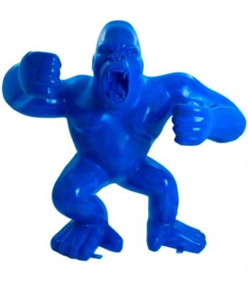 Statue en Résine Gorille Bleu  - 120cm 