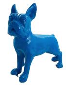 Statue en Résine Bulldog Français Bleu - 180cm