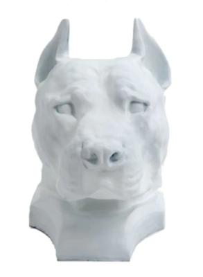 Statue Buste de Staff en Résine Blanc - 40cm
