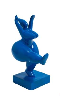 Sculpture  danseuse design NANA Bleu - H 55cm