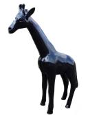 Statue Girafe en résine Noir - 110cm