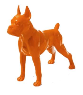 Statue en Résine Boxer Orange - 110cm
