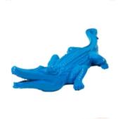 Sculpture en résine d'un Crocodile Bleu L-100cm