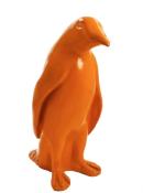 Statue en résine Pingouin Orange - H 40cm