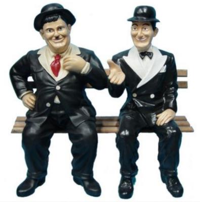 Sculpture Laurel et Hardy H - 50cm