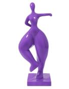 Sculpture  danseuse design NANA Violet - H 85cm