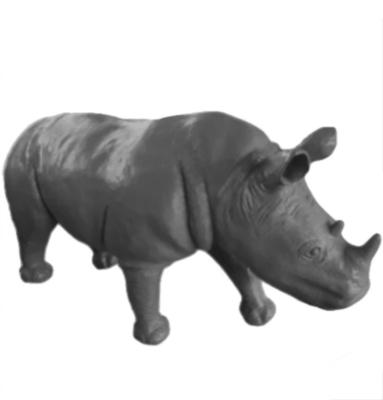 Statue en résine Rhinocéros Gris - 140cm