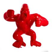 Statue en Résine Gorille Rouge - 120cm 