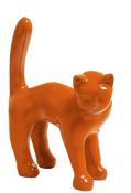 Statue En Résine Chat Orange - 35cm