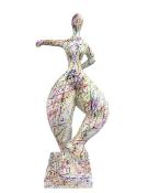 Sculpture  danseuse design NANA Splash Blanc - H 85cm