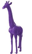  Sculpture en Résine Girafe Violet - 210cm