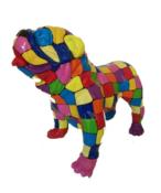 Sculpture Bulldog Anglais en Résine Puzzle - 90cm