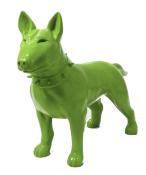 Statue en Résine Bull Terrier Vert - 60cm