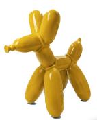 Statue en Résine chien ballon Jaune - 70cm