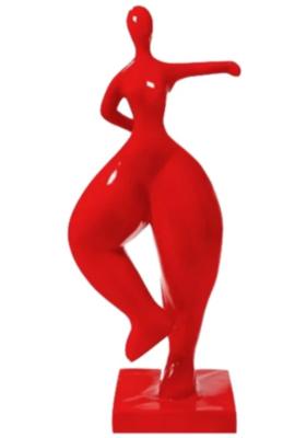 Statue danseuse NANA Rouge en résine - H 135cm
